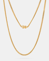 Triple Lock Japan Style Chain Necklace