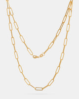 Macro Paperclip Chain Necklace