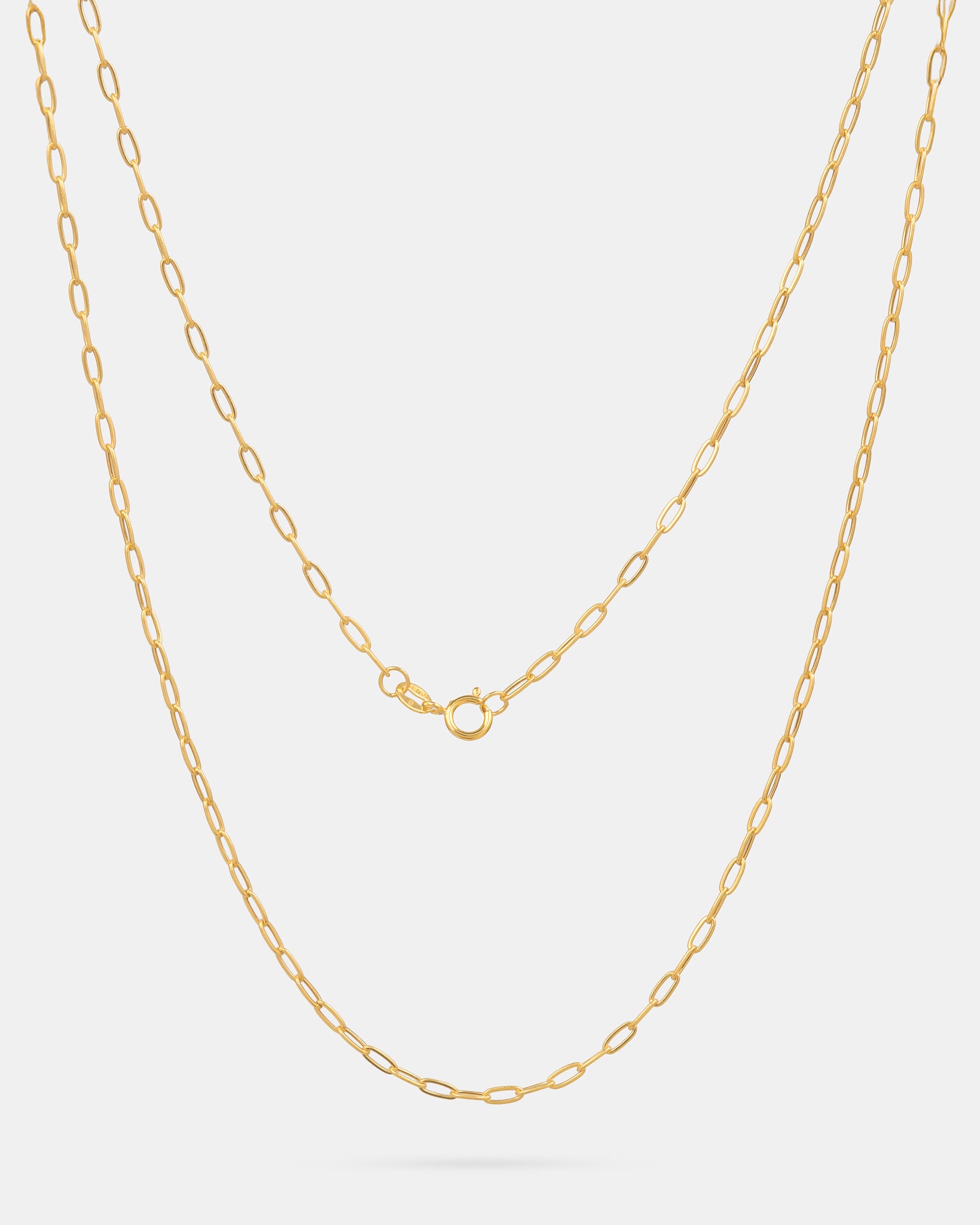 Mini Paperclip Chain Necklace