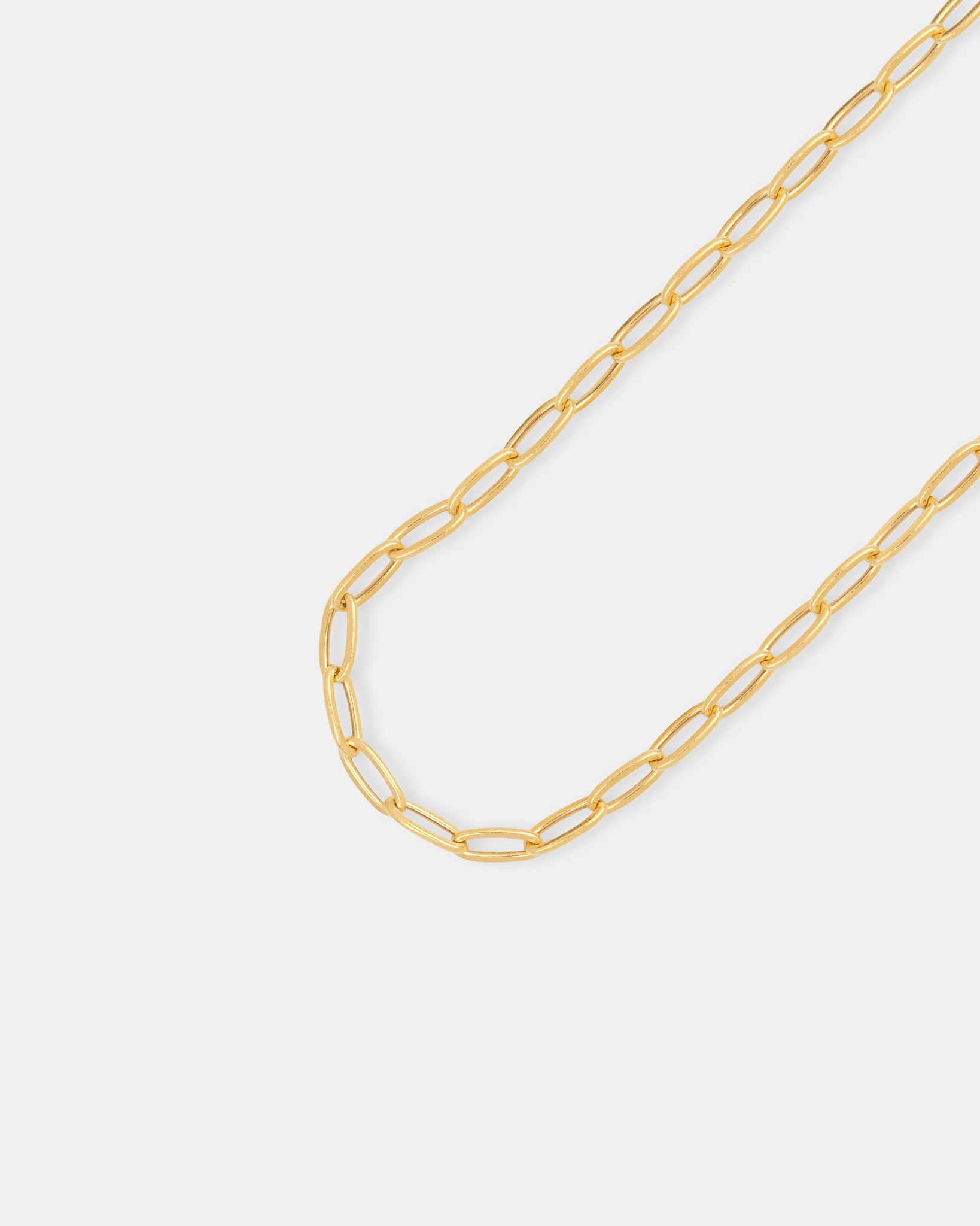 Mini Paperclip Chain Necklace