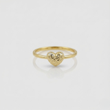 Mini Diacut Heart Ring