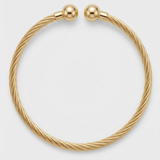 Open Twisted Bangle