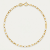 Mini Paperclip Anklet