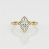 Marquise Moissanite Engagement/Proposal Ring