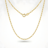 Mini Paperclip Chain Necklace