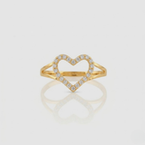 Open Heart Ring