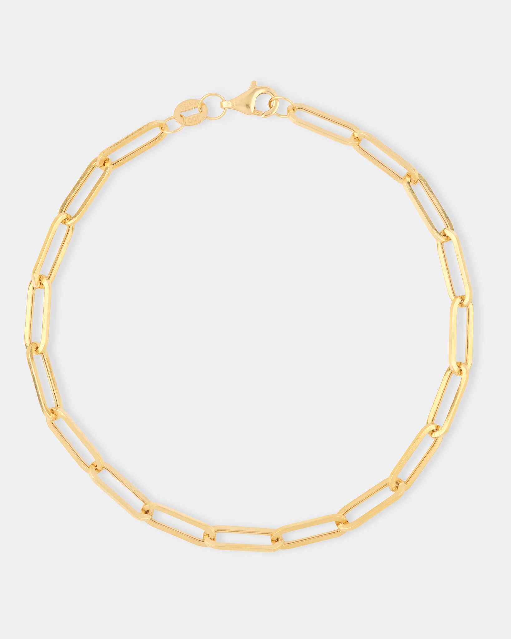 Macro Paperclip Chain Bracelet