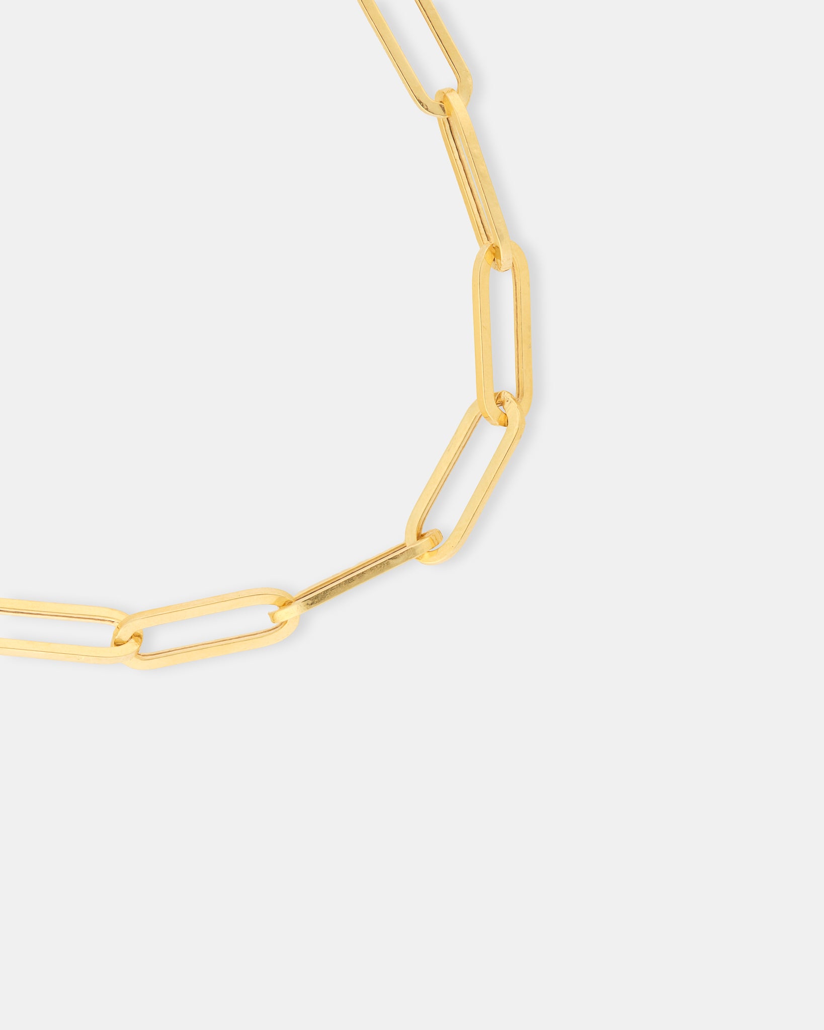 Macro Paperclip Chain Bracelet