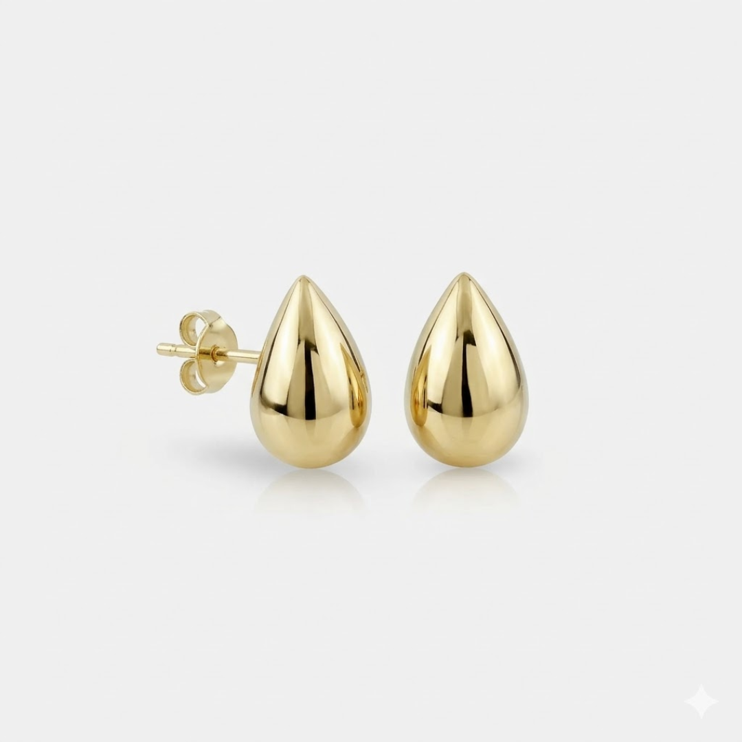 Teardrop Solid Earrings