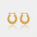 Twirl Loop Chunky Earrings
