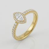Marquise Moissanite Engagement/Proposal Ring