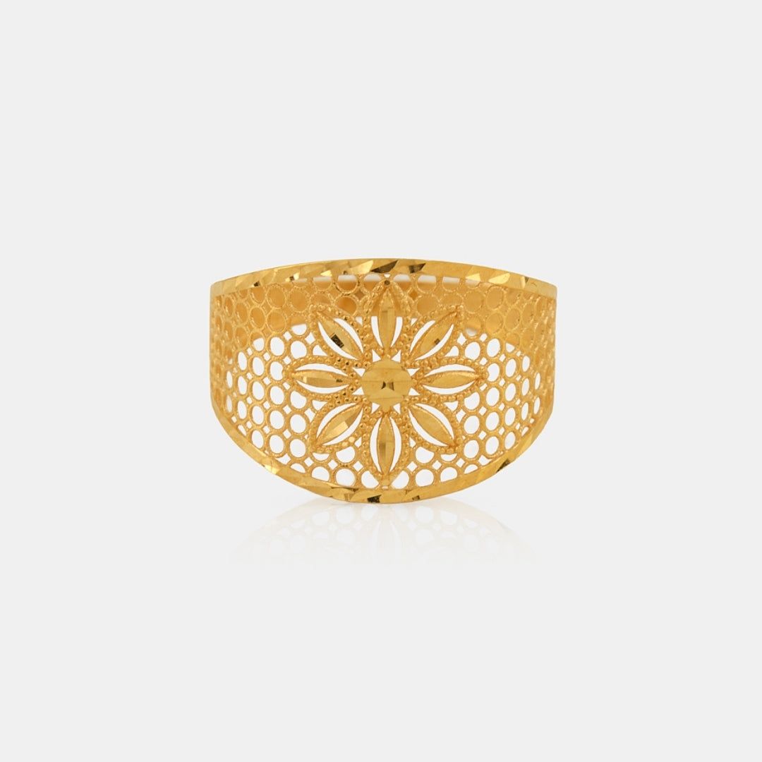 Floral Band Ring