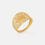 Floral Band Ring