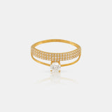Double Engagement Ring