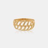 Double Droplets Ring