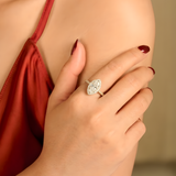 Marquise Moissanite Engagement/Proposal Ring