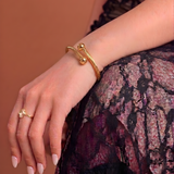 Open Twisted Bangle