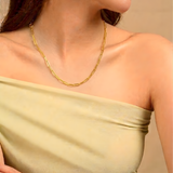 Mini Paperclip Chain Necklace