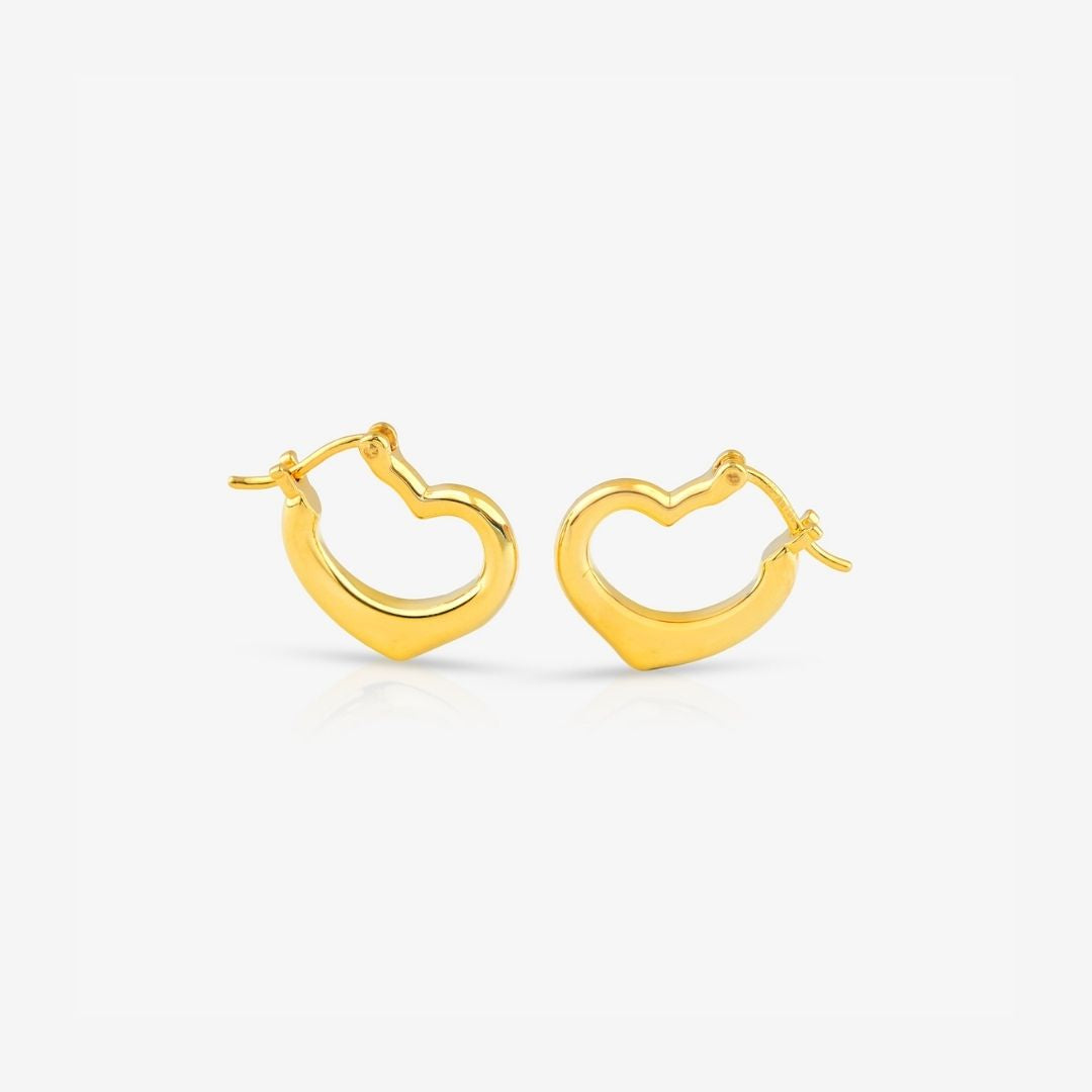 Open Heart Earrings