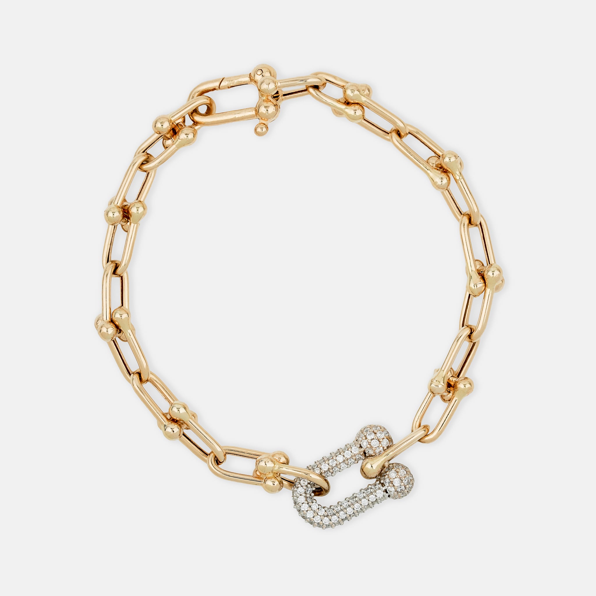 Hardware Bracelet Two-tone