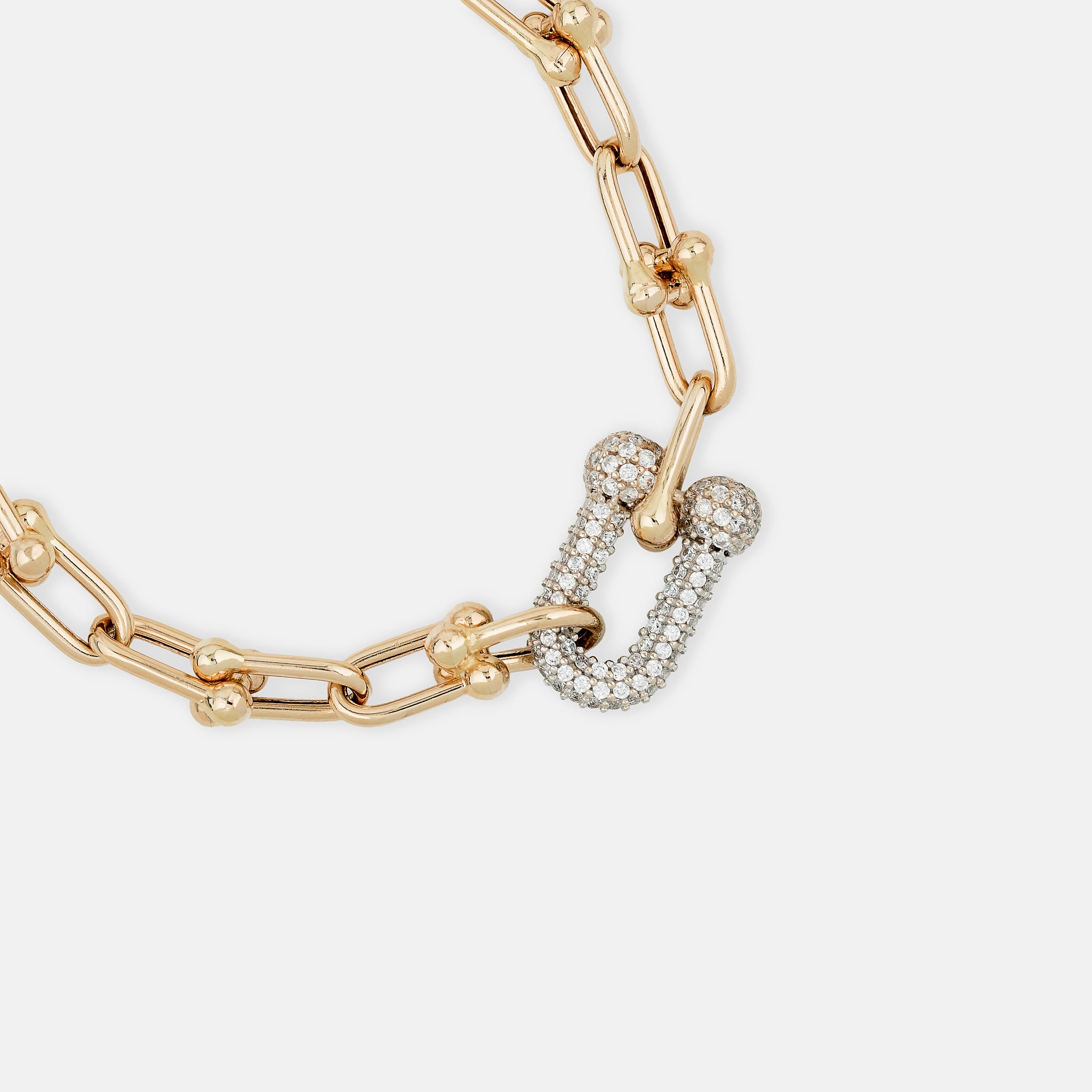 Hardware Bracelet Two-tone