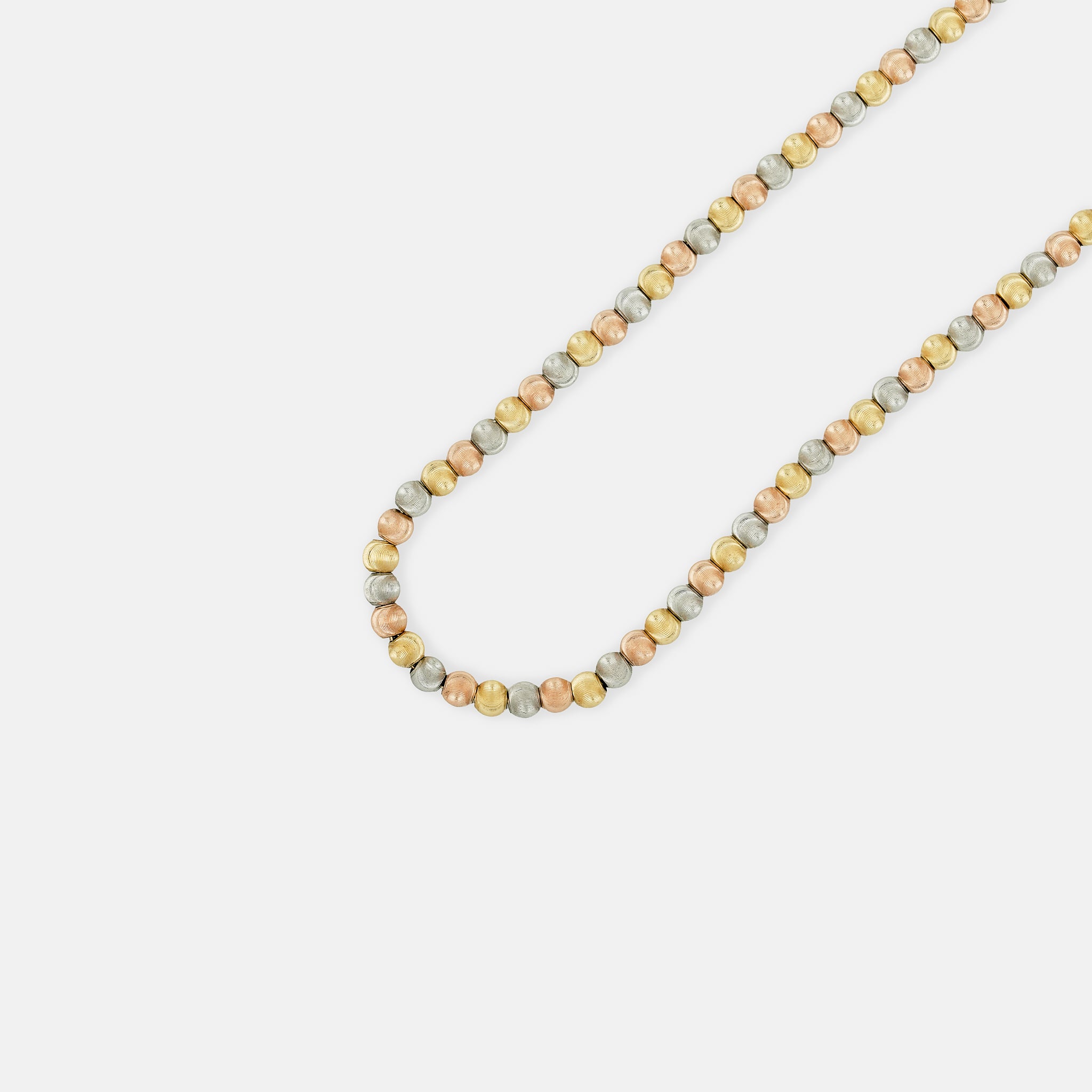 Tricolor Bubble Necklace