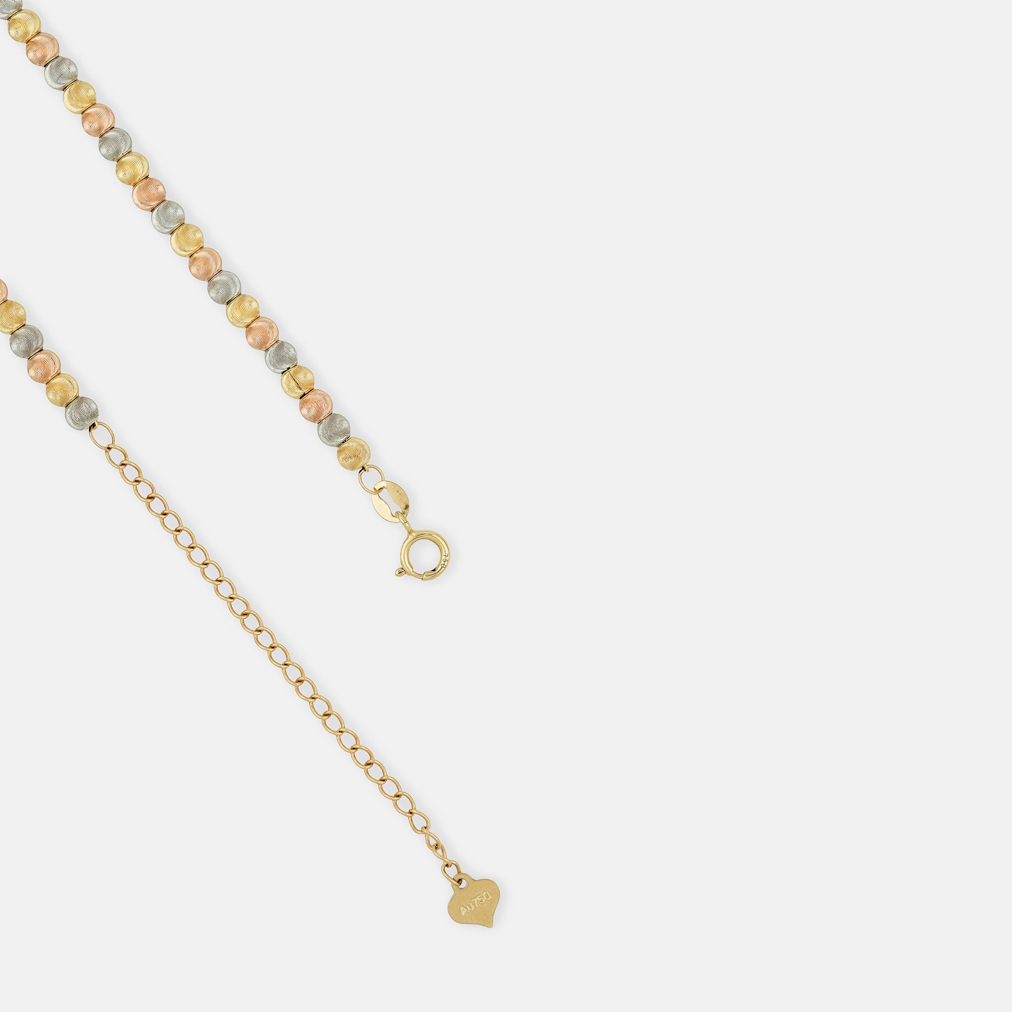 Tricolor Bubble Necklace