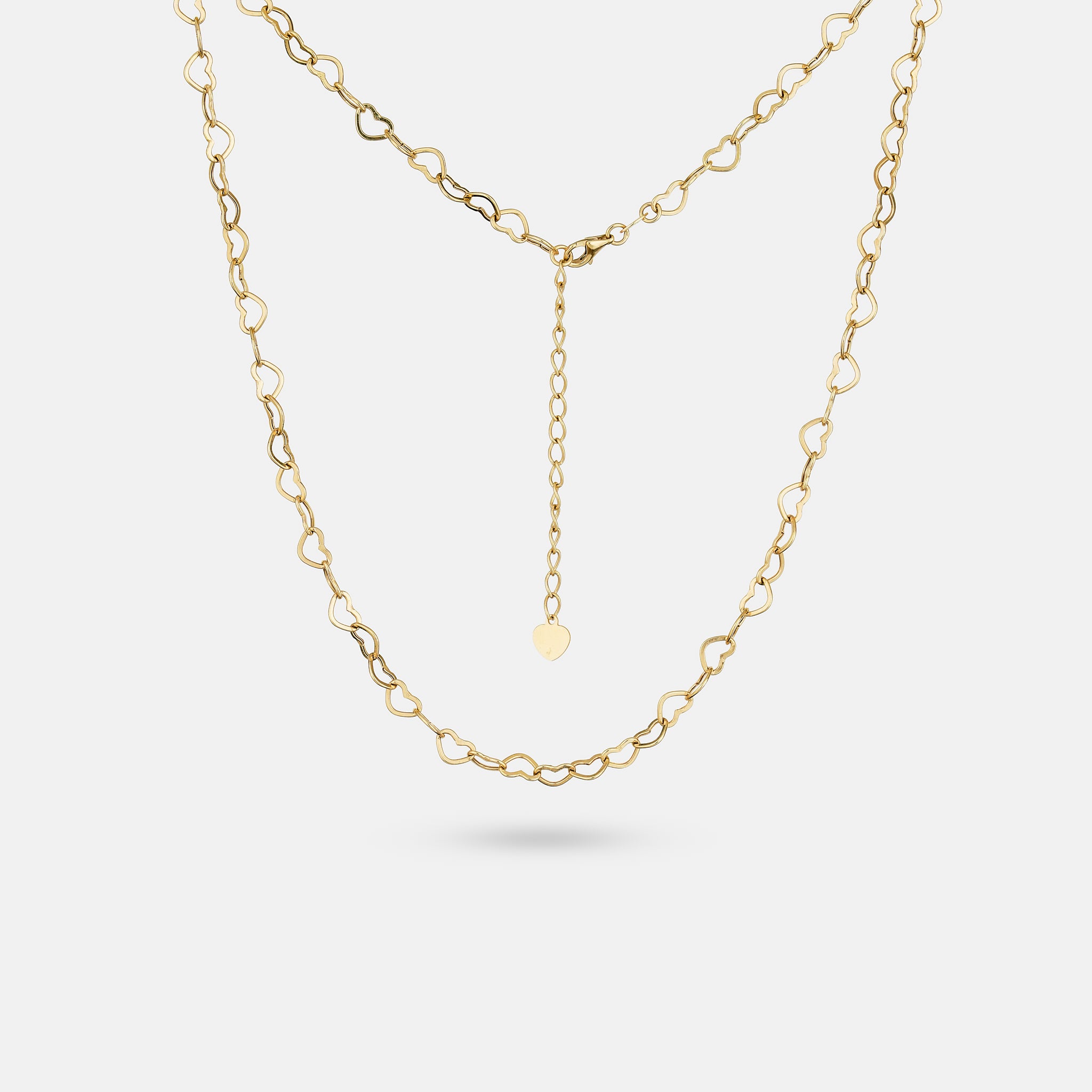 Hearts Clips Chain Necklace