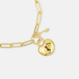 Heart Padlock Bracelet