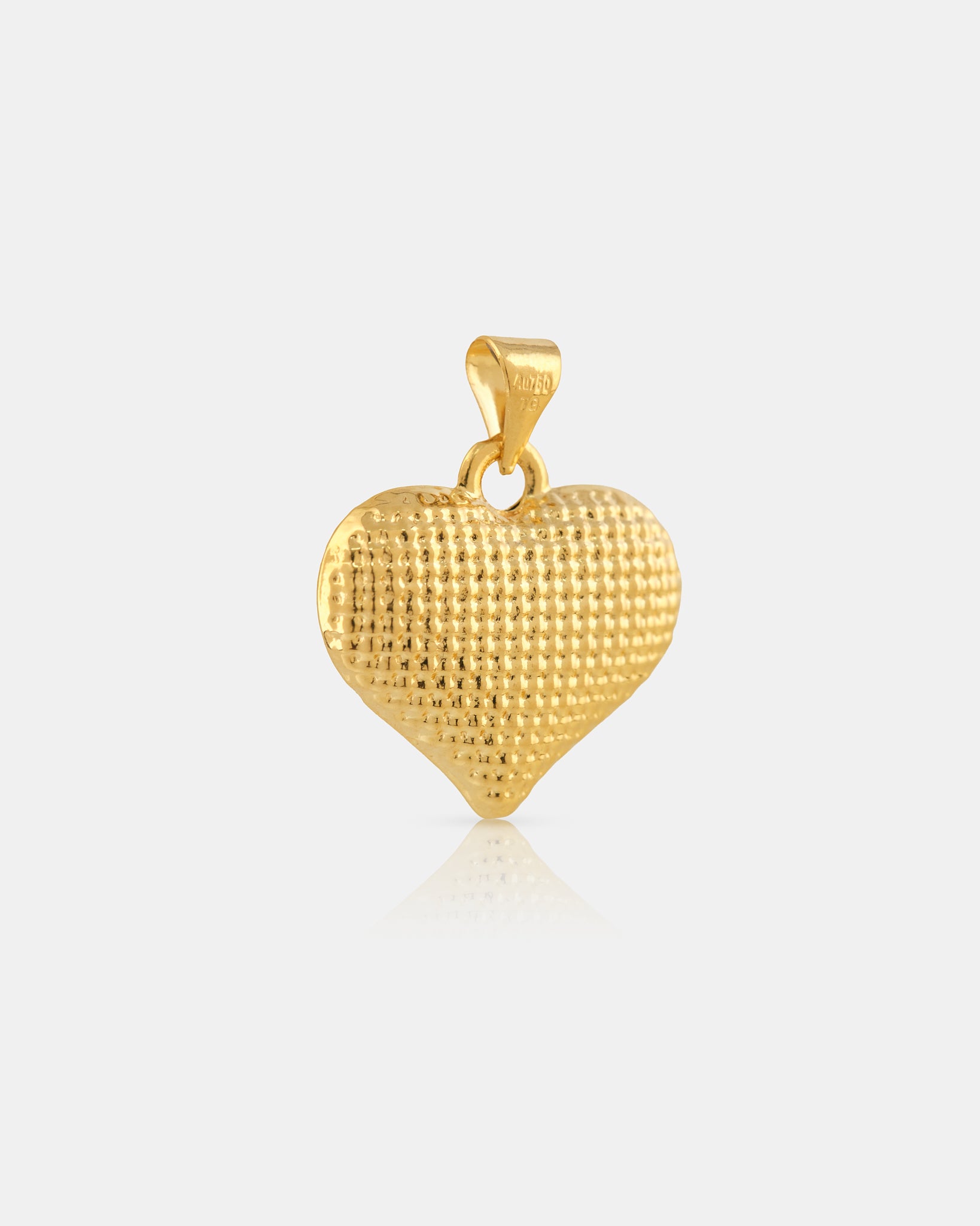 Full Bubble Heart Pendant